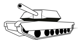 Panzer Tattoo Vorlage