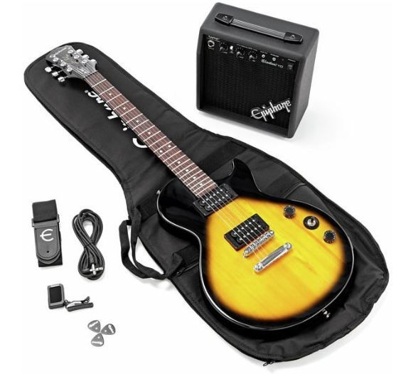 Epiphone Les Paul E-Gitarre mit Verstärker